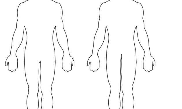 Free Human Body Outline Printable, Download Free Clip Art pertaining to Blank Body Map Template