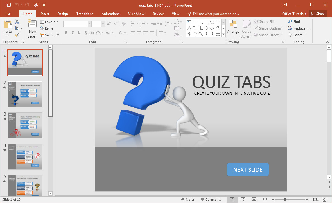 Free Interactive Ppt Template Fresh Create A Quiz In With Quiz Show Template Powerpoint
