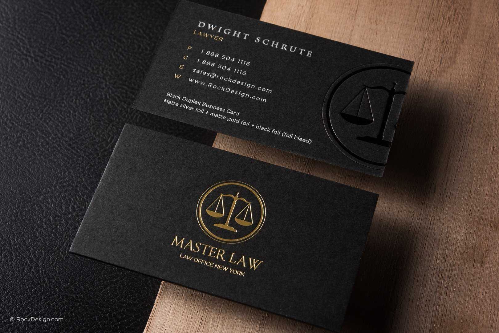 Free Lawyer Business Card Template | Rockdesign Pertaining To Lawyer Business Cards Templates
