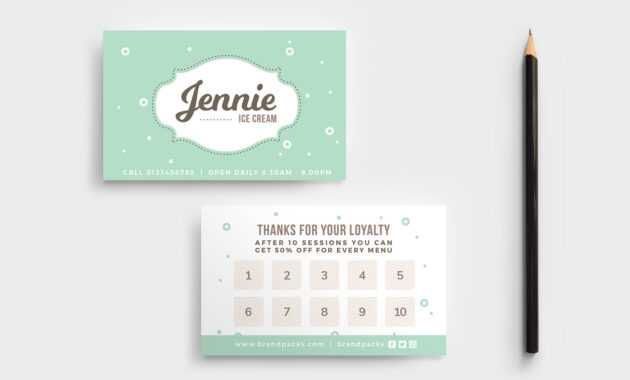 Free Loyalty Card Templates - Psd, Ai &amp; Vector - Brandpacks inside Loyalty Card Design Template