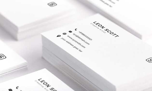 Free Minimal Elegant Business Card Template (Psd) for Create Business Card Template Photoshop