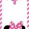 Free Minnie Mouse 1St Birthday Invitation Templates – Bagvania Throughout Minnie Mouse Card Templates