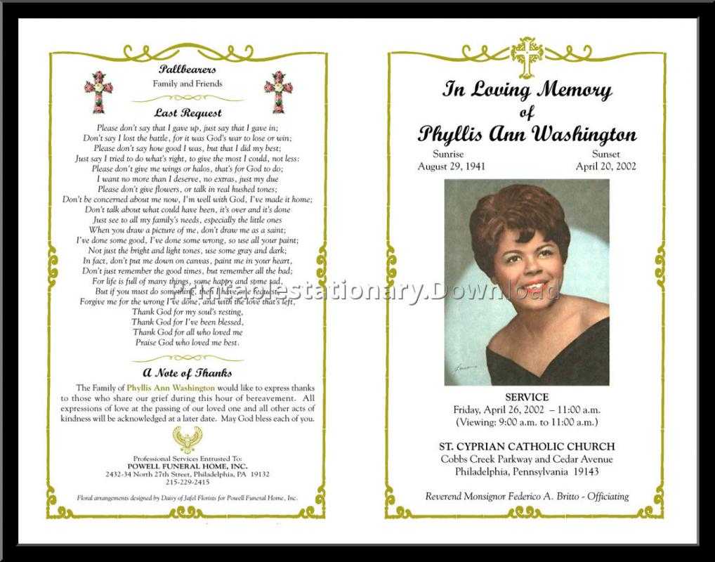 Free Obituary Template Download – Zohre.horizonconsulting.co Within Free Obituary Template For Microsoft Word