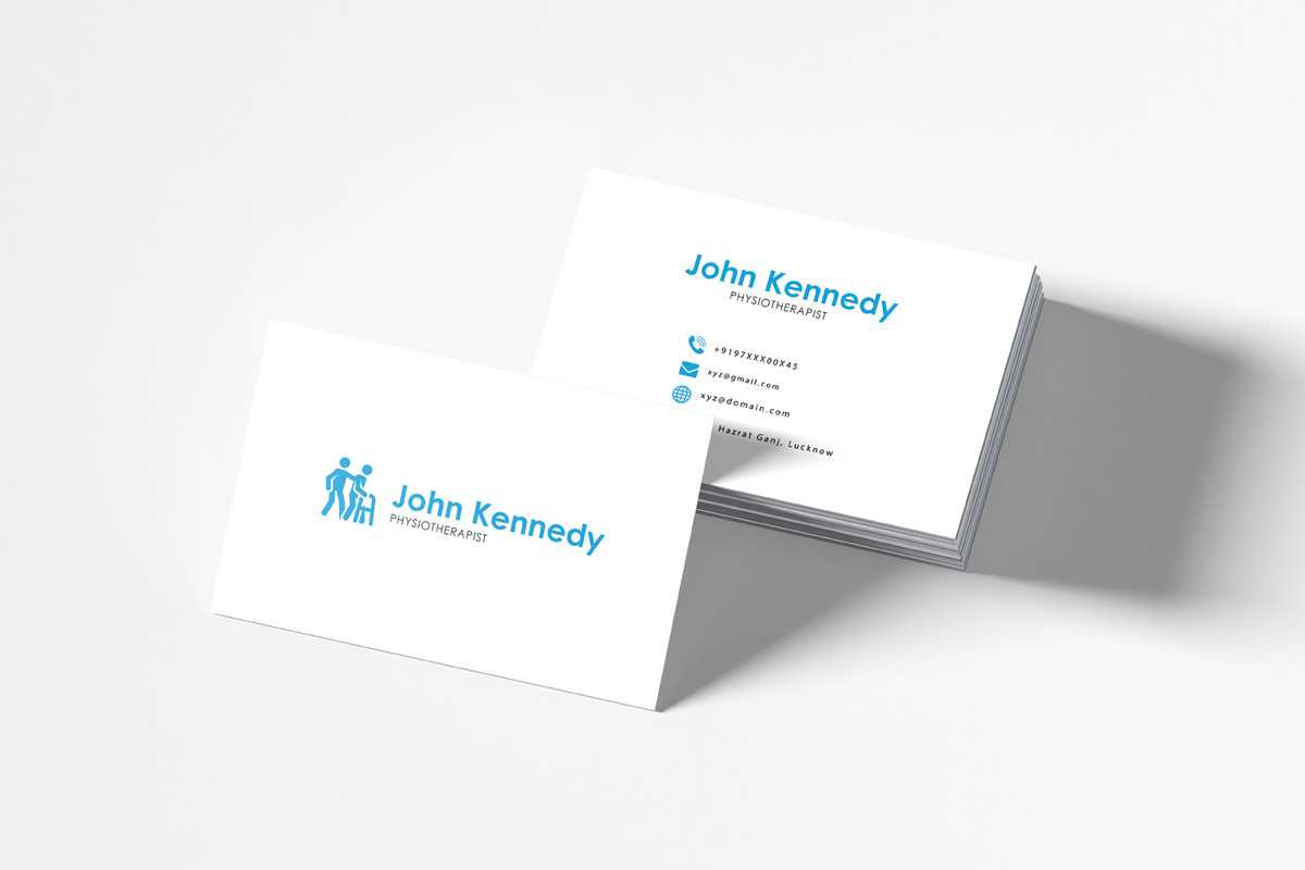 Free Physiotherapy Business Card Template – Creativetacos For Template For Calling Card