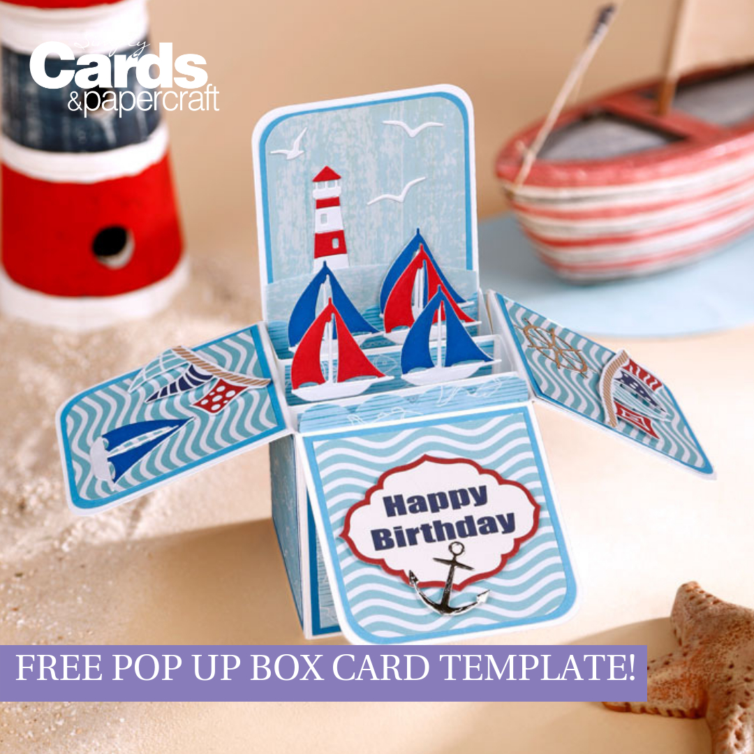 Free Pop Up Box Card Template – Simply Cards & Papercraft With Pop Up Card Box Template