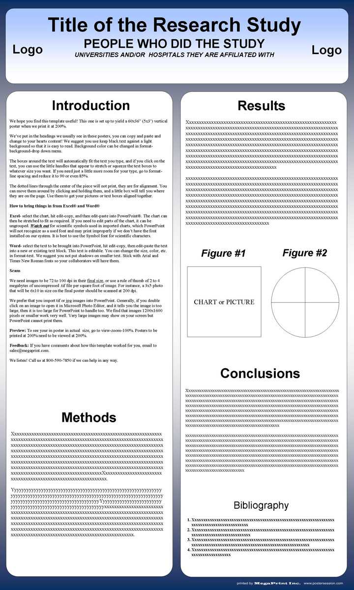 Free Powerpoint Scientific Research Poster Templates For Within Powerpoint Poster Template A0