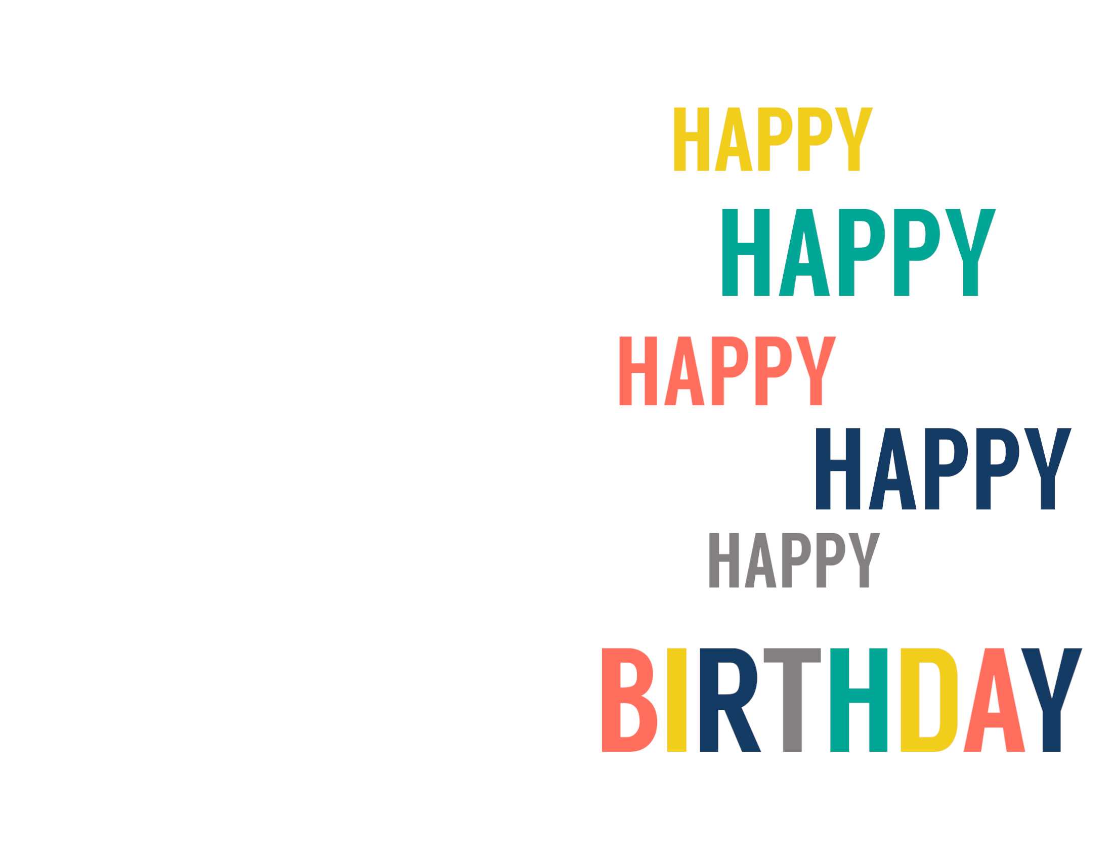 Free Printable Birthday Cards – Paper Trail Design With Template For Cards To Print Free