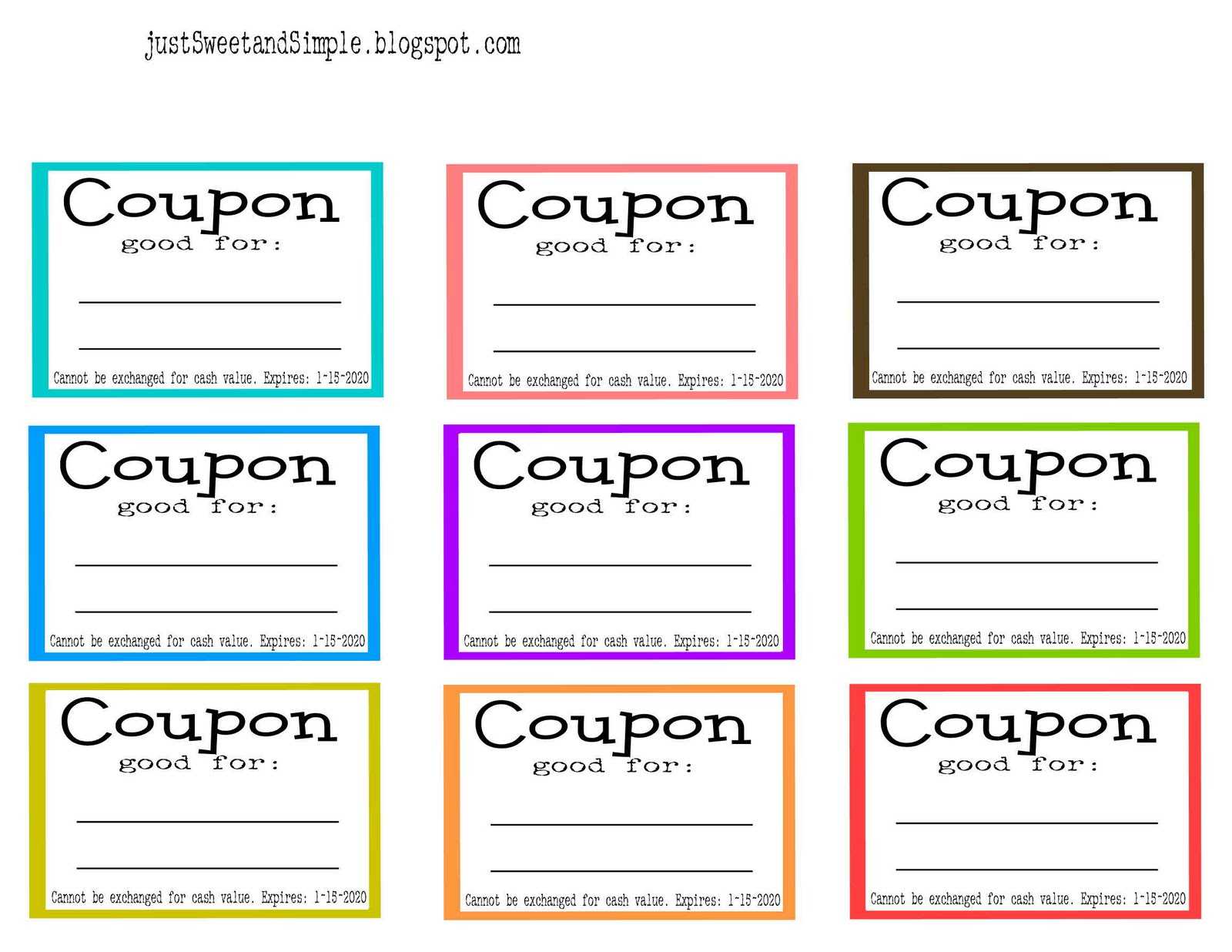 Free Printable Blank Coupons - Zohre.horizonconsulting.co Intended For Blank Coupon Template Printable