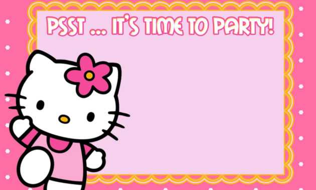 Free Printable Hello Kitty Birthday Invitations – Bagvania within Hello Kitty Birthday Card Template Free