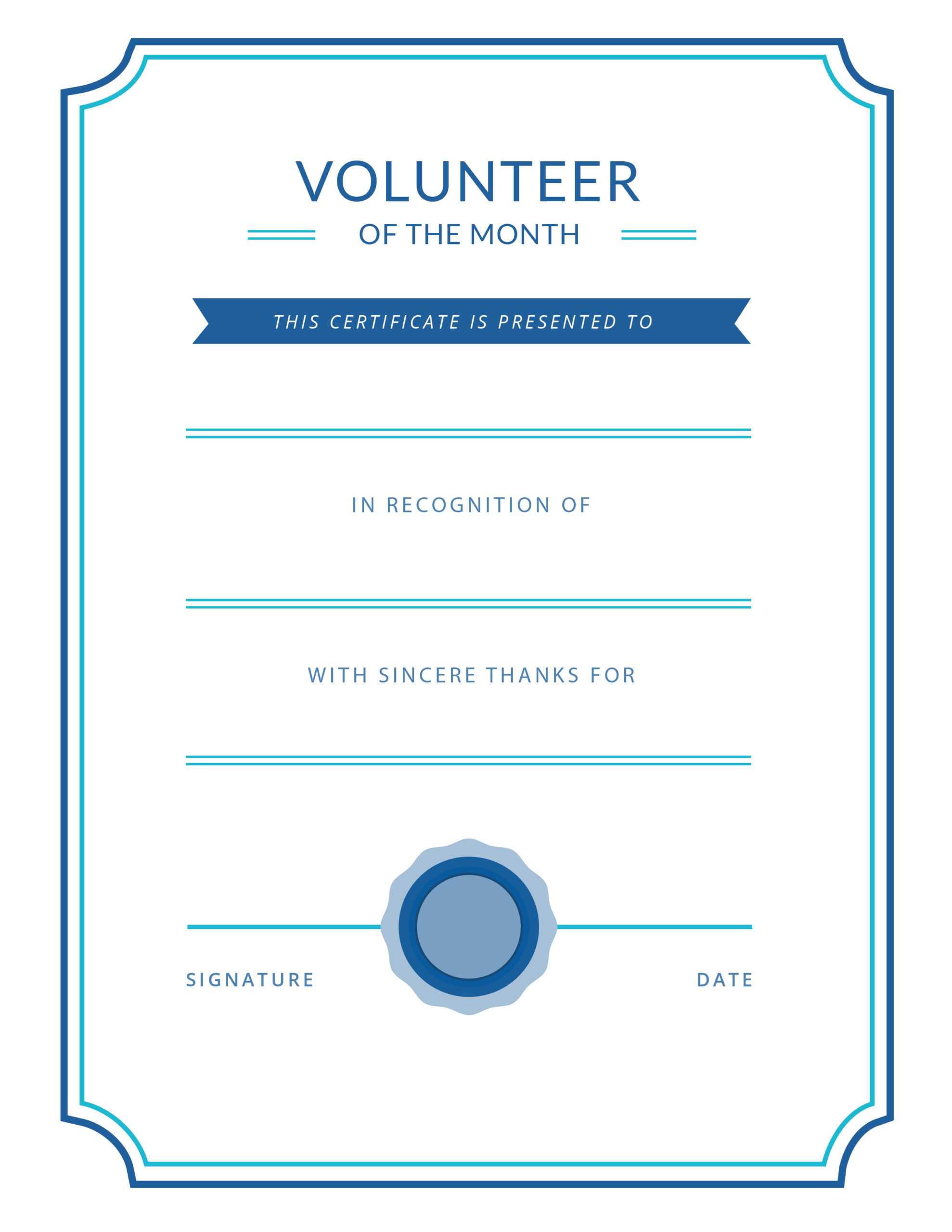 Free Printable Volunteer Appreciation Certificates | Signup For Volunteer Certificate Template
