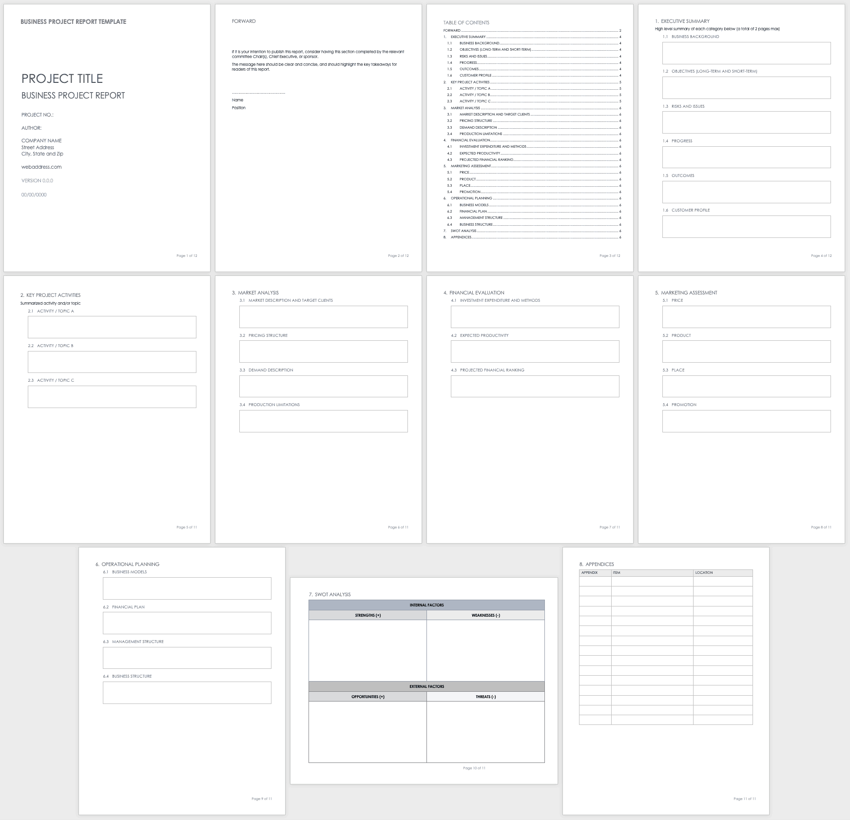 Free Project Report Templates | Smartsheet Throughout Business Trip Report Template Pdf