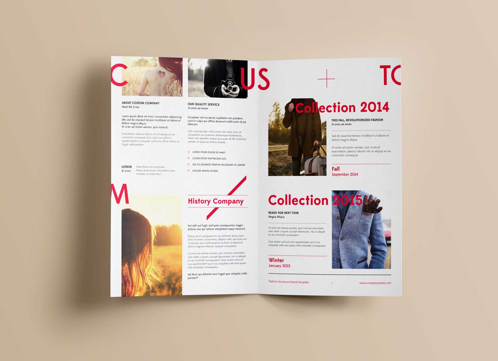 Free Realistic Bi Fold Brochure Mockup Psd – Good Mockups Pertaining To Half Page Brochure Template