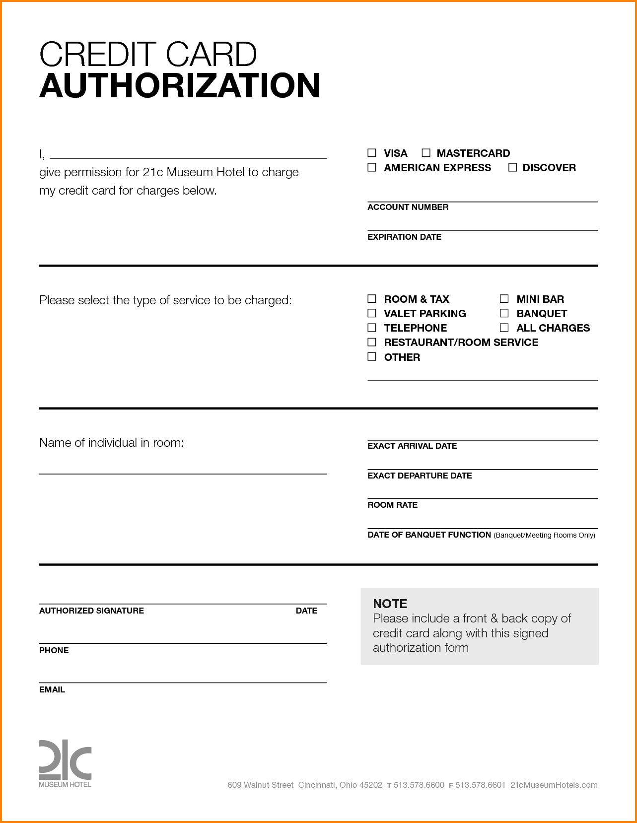 Free Sample Authorization Form Template | Business Letter Format With Credit Card Authorization Form Template Word