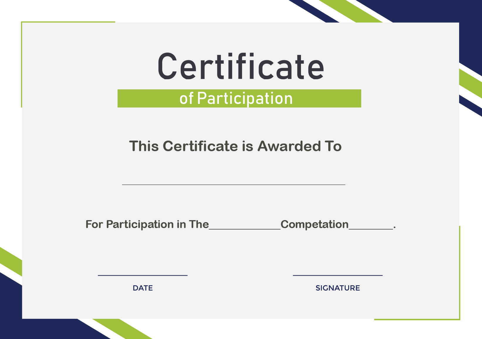 Free Sample Format Of Certificate Of Participation Template With Regard To Conference Participation Certificate Template