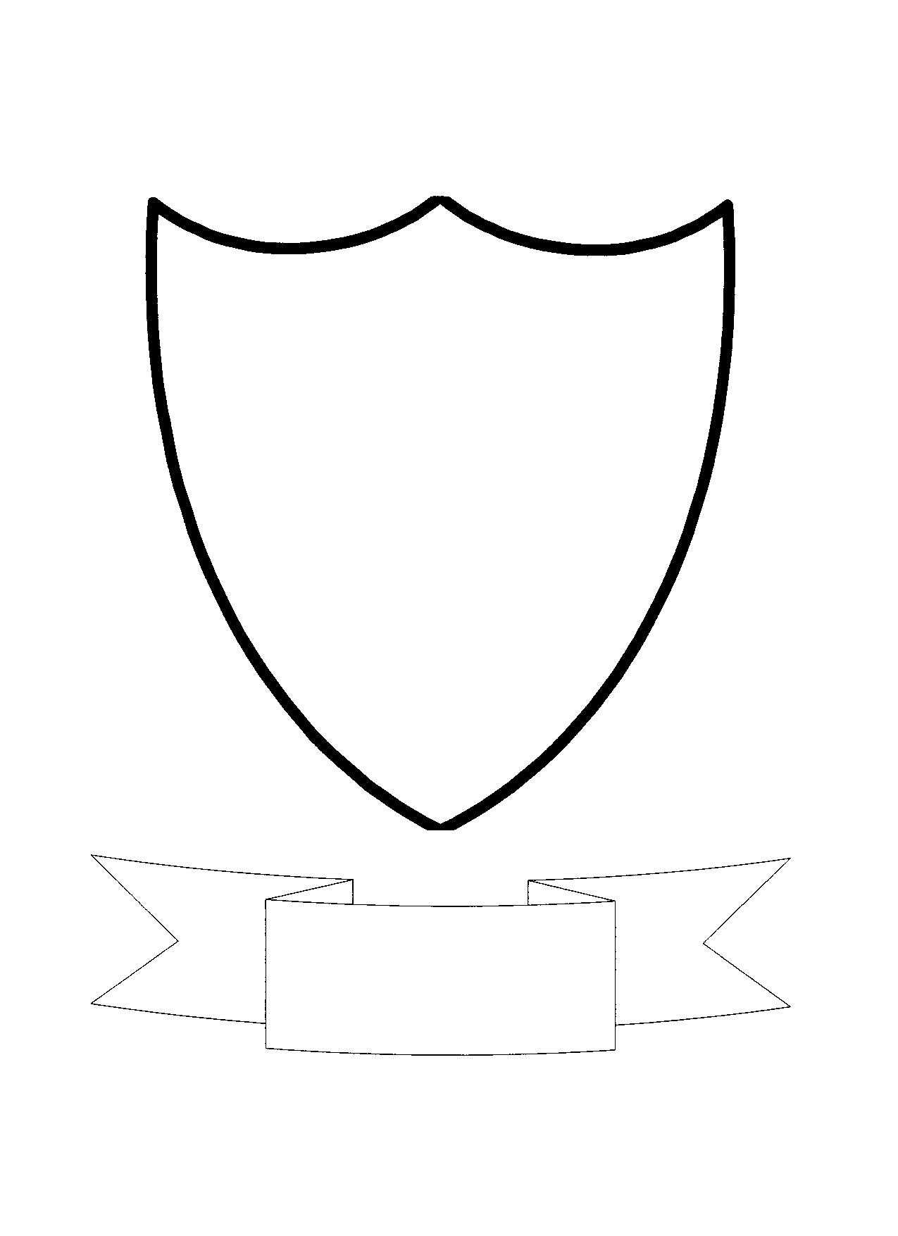 Free Shield Template, Download Free Clip Art, Free Clip Art Intended For Blank Shield Template Printable