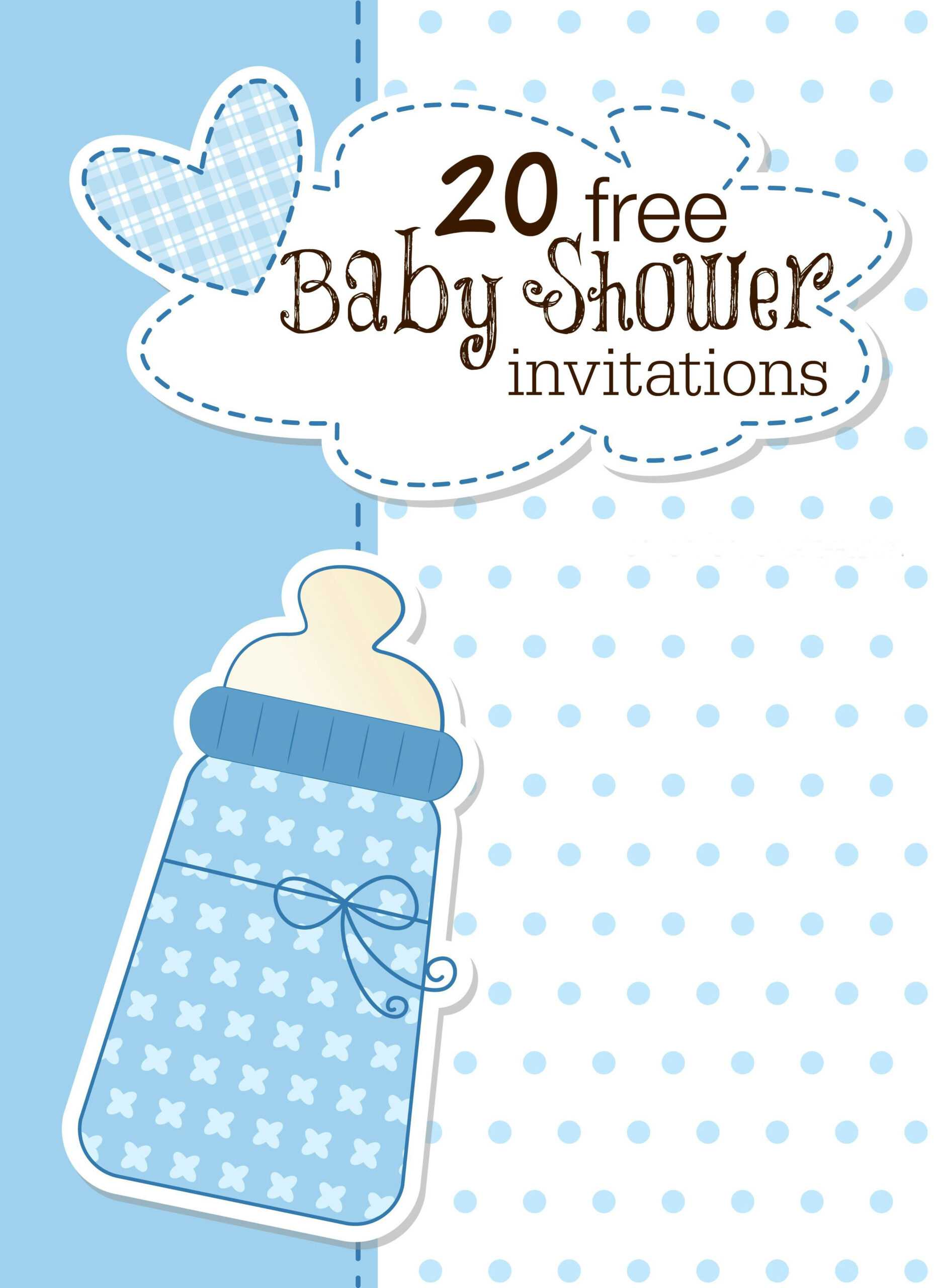 Free Shower Invitation Template Luxury Free Baby Invitation Intended For Free Baby Shower Invitation Templates Microsoft Word