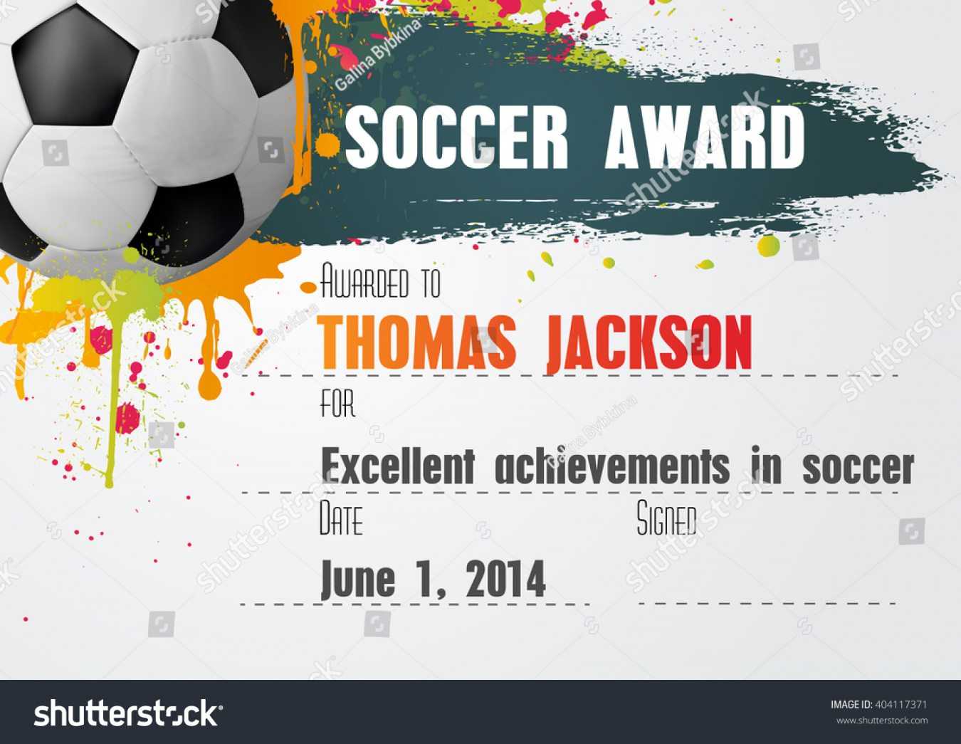 Free Soccer Certificate Template Free Condofinancials Free Throughout Soccer Certificate Template Free
