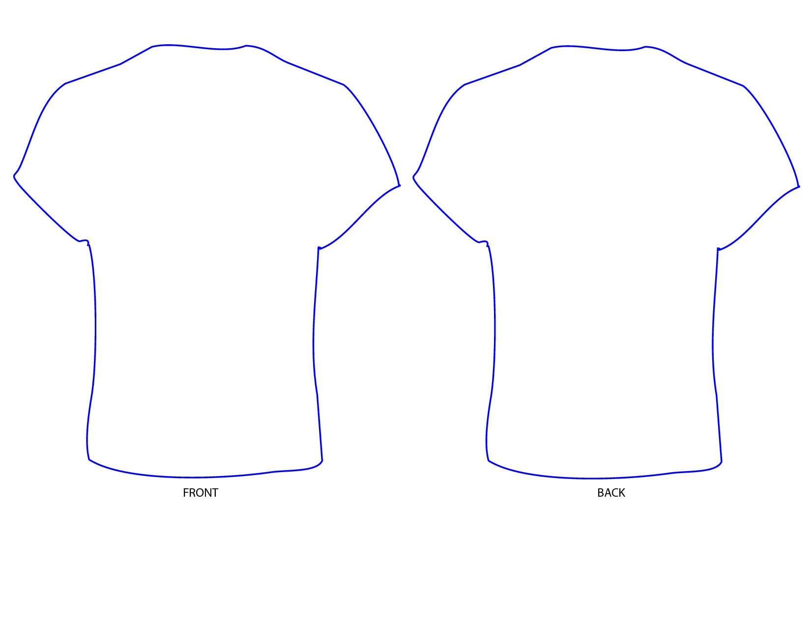 Free T Shirt Template Printable, Download Free Clip Art Intended For Printable Blank Tshirt Template