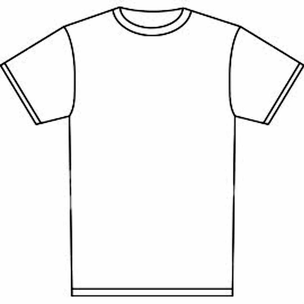 Free T Shirt Template Printable, Download Free Clip Art With Blank T Shirt Outline Template