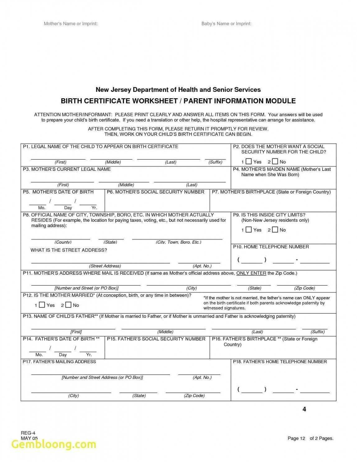 Free Template Birth Certificate Translation Savethemdctrails For Birth Certificate Translation Template