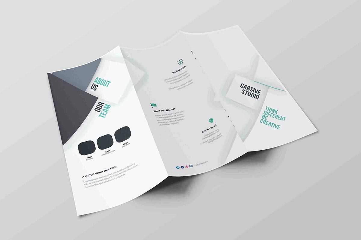 Free Tri Fold Brochure Psd Template – Creativetacos Regarding Brochure Psd Template 3 Fold