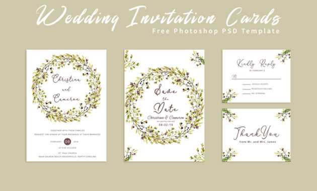 Free Wedding Invitation Card Template - Creativetacos pertaining to Free E Wedding Invitation Card Templates