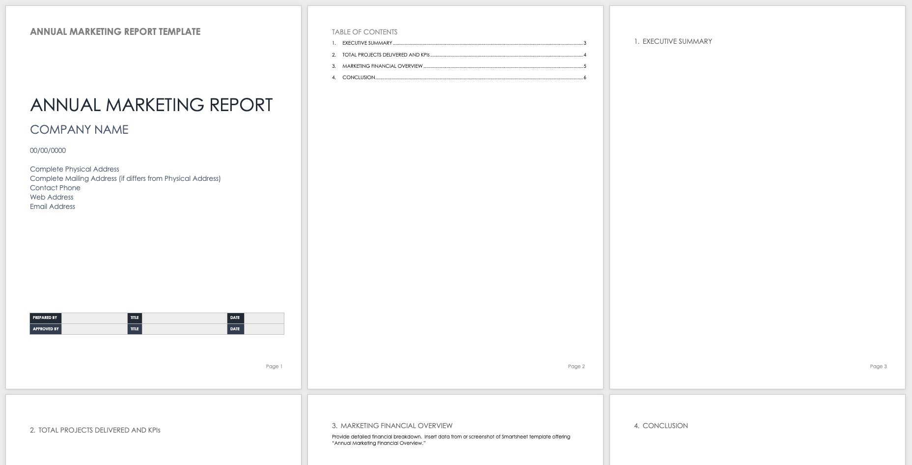 Free Year End Report Templates | Smartsheet Intended For Annual Financial Report Template Word