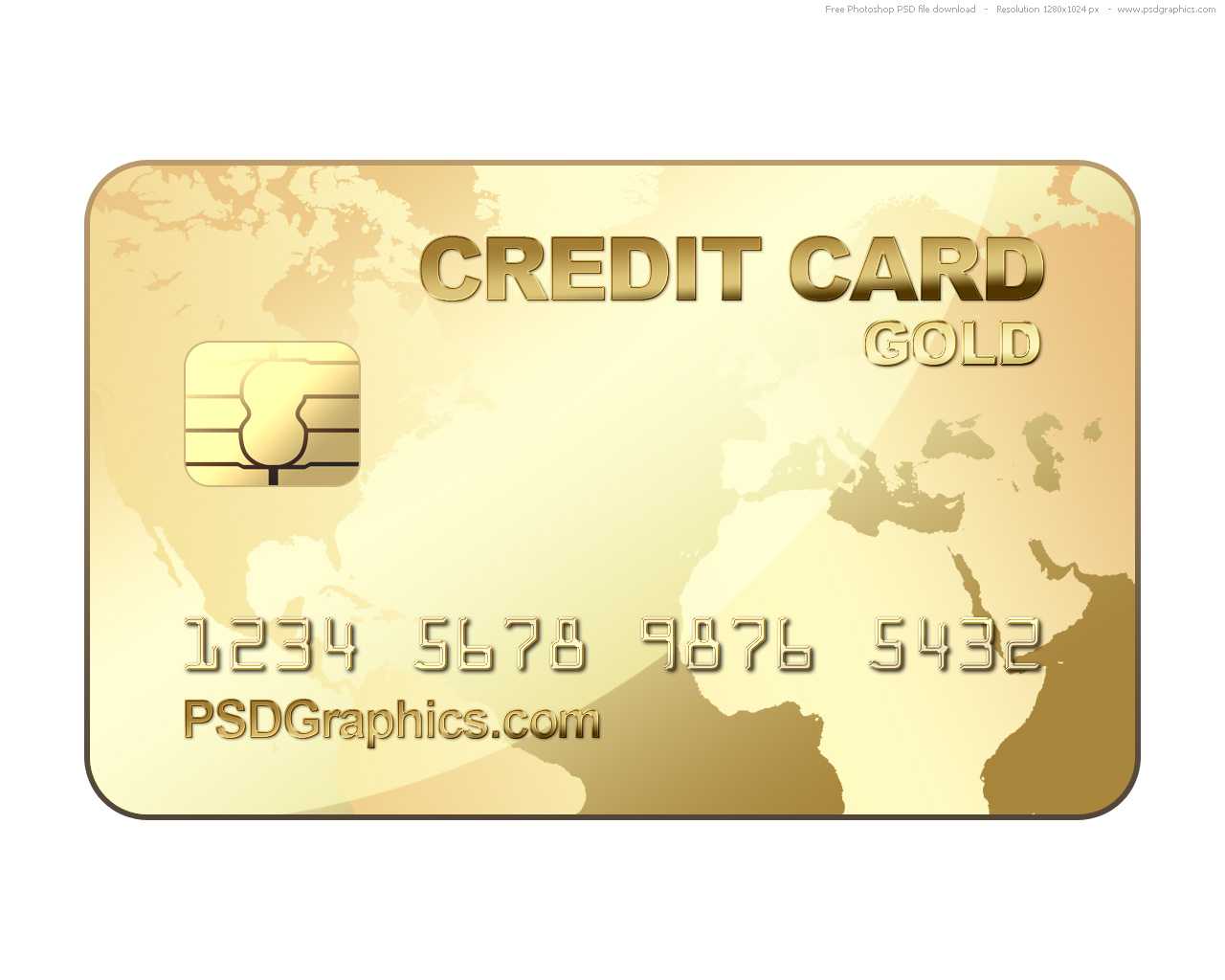 Full Size – Jpg Preview: Gold Credit Card Template | Chainimage In Credit Card Size Template For Word