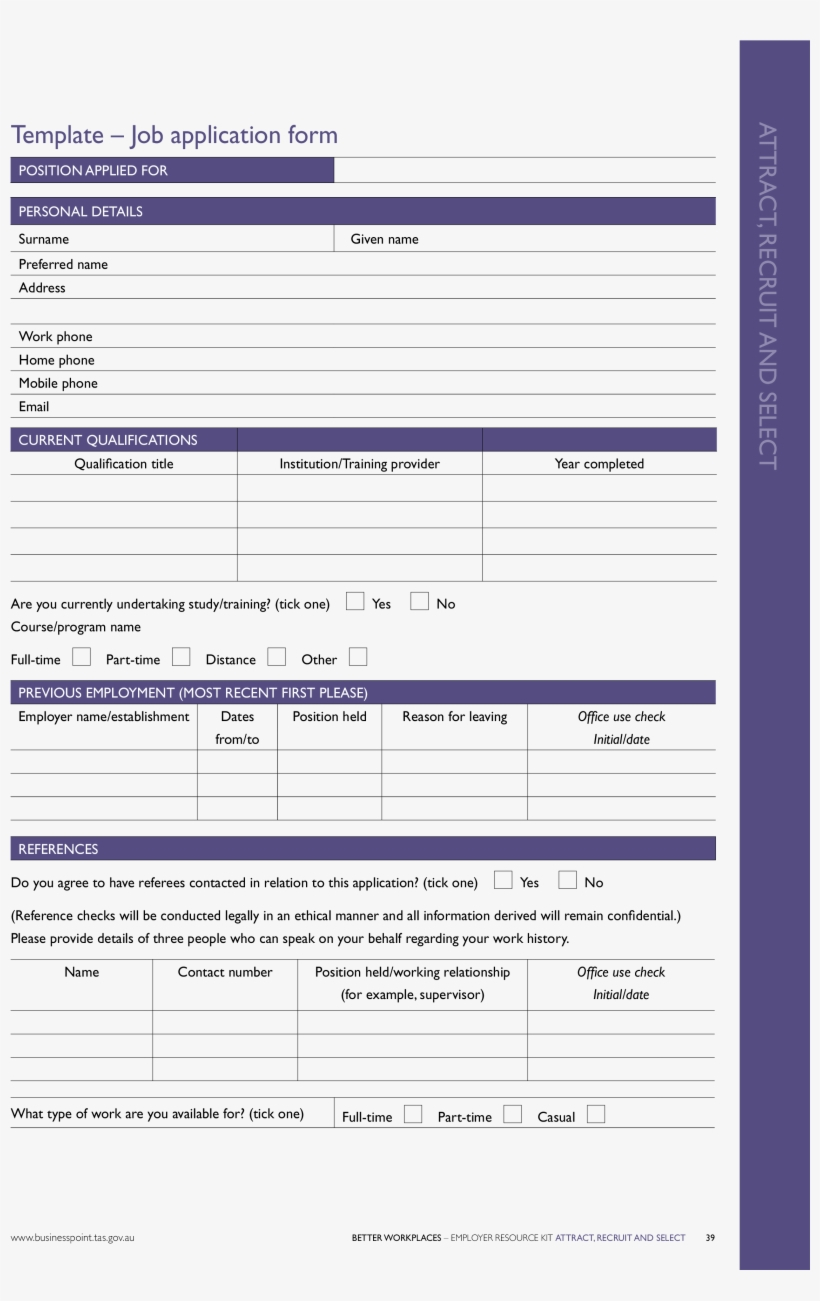 Full Size Of Free Printable Job Application Form Templates Pertaining To Job Application Template Word Document