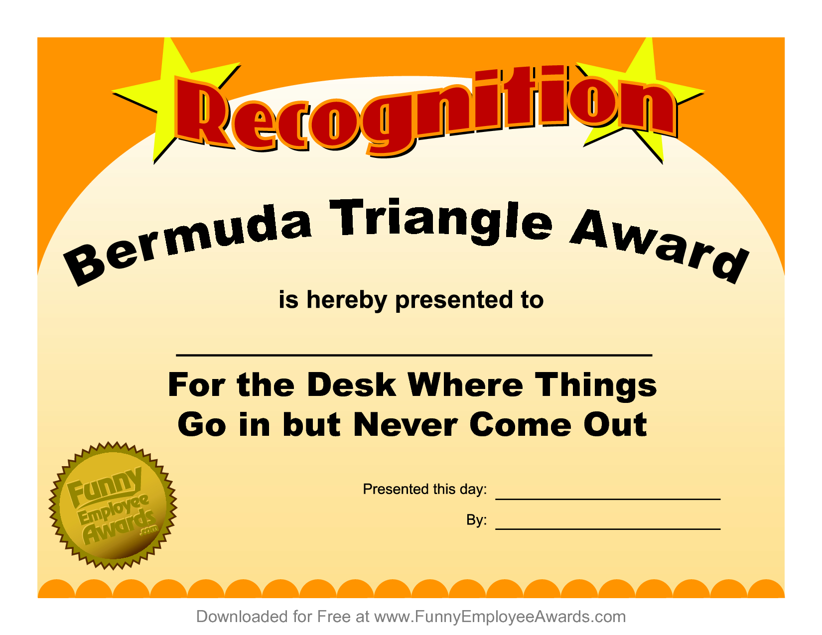 Funny Certificate Template ] – Funny Award Certificate Pertaining To Free Printable Funny Certificate Templates