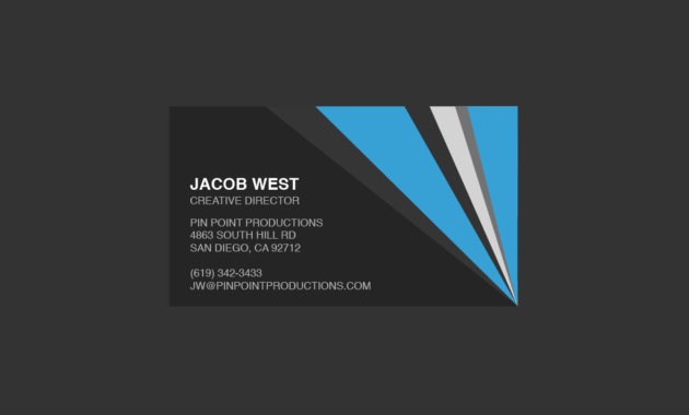 Generic Business Card Template ] - Elegant Classy Blue with regard to Generic Business Card Template