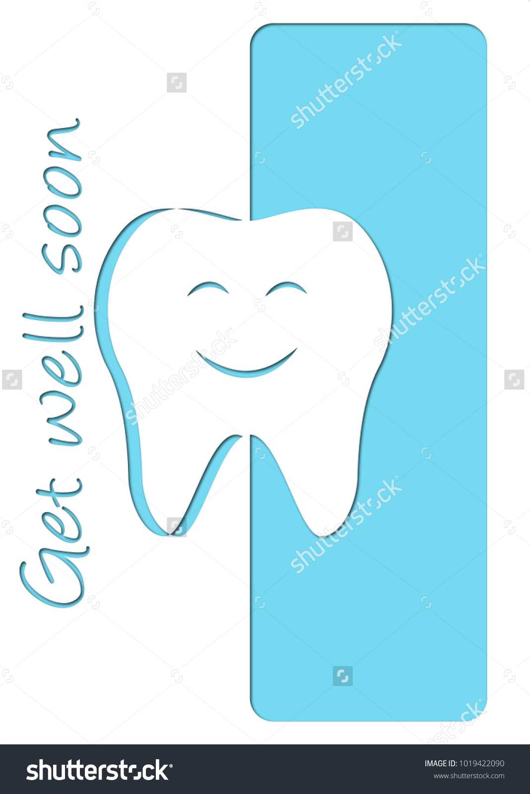 Get Well Soon After Dentist Card Stock Vector (Royalty Free With Regard To Get Well Card Template