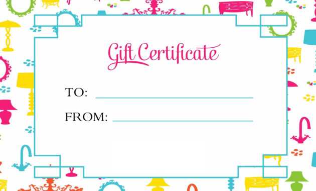 Gift Certificate Template For Kids Blanks | Loving Printable with Kids Gift Certificate Template