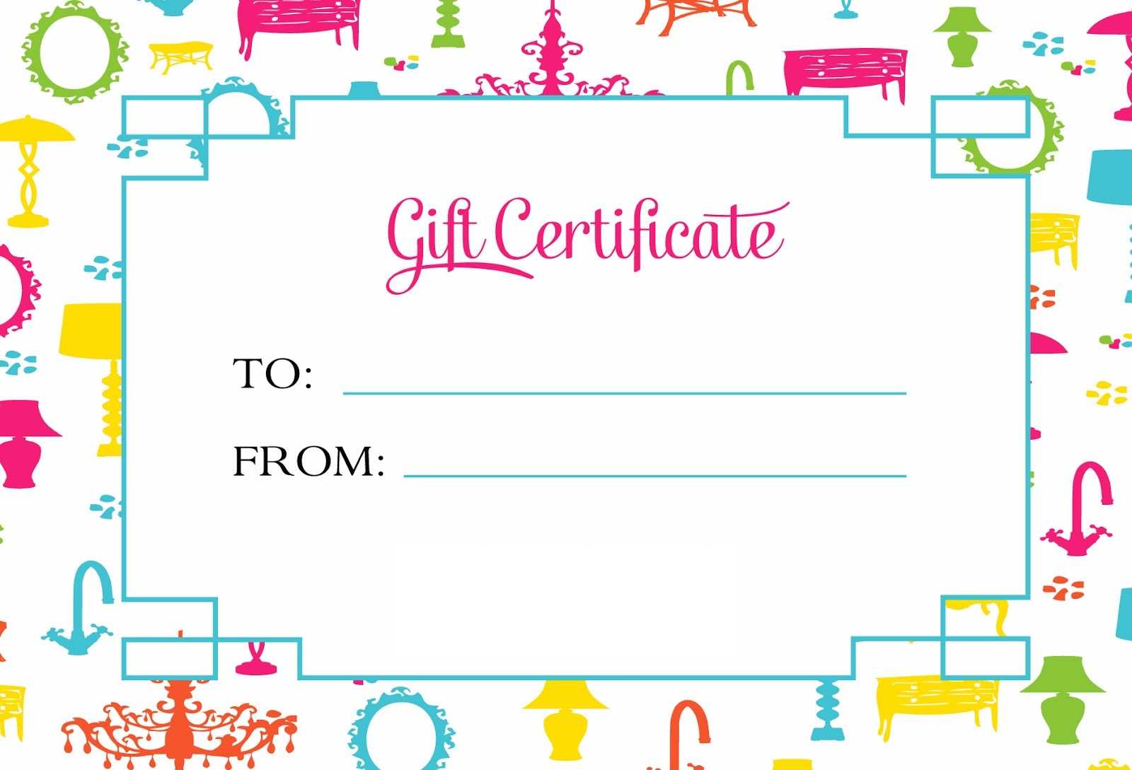 Gift Certificate Template For Kids Blanks | Loving Printable With Kids Gift Certificate Template