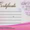 Gift Certificate Template For Nail Salon With Salon Gift Certificate Template
