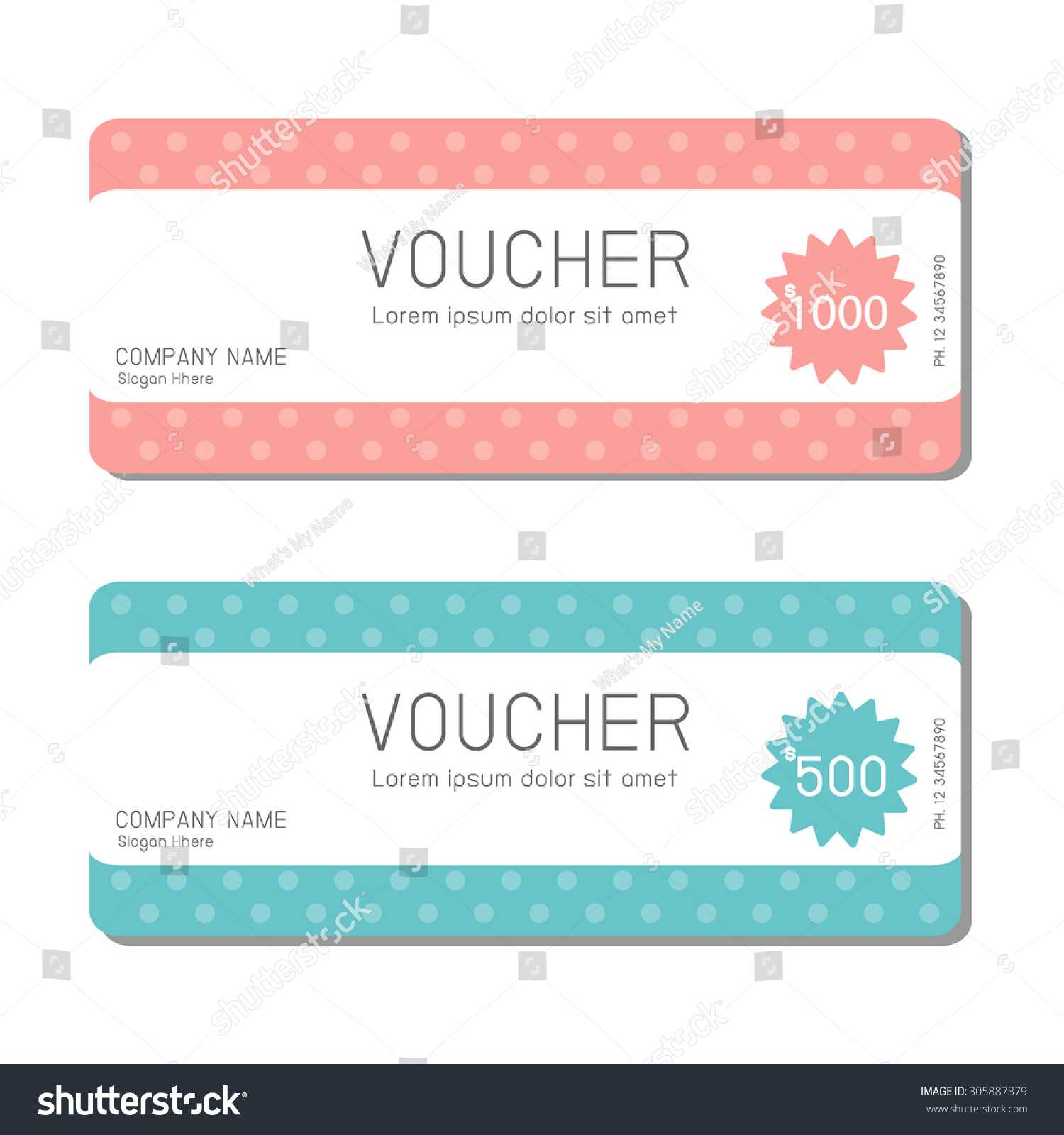 Gift Voucher Template Clean Modern Pattern | Backgrounds Inside Company Gift Certificate Template