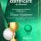 Golf Certificate Diploma With Golden Cup Vector. Sport Award In Golf Certificate Template Free