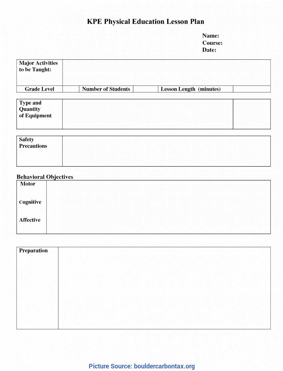 Good Madeline Hunter Lesson Plan Physical Education Word With Regard To Madeline Hunter Lesson Plan Blank Template