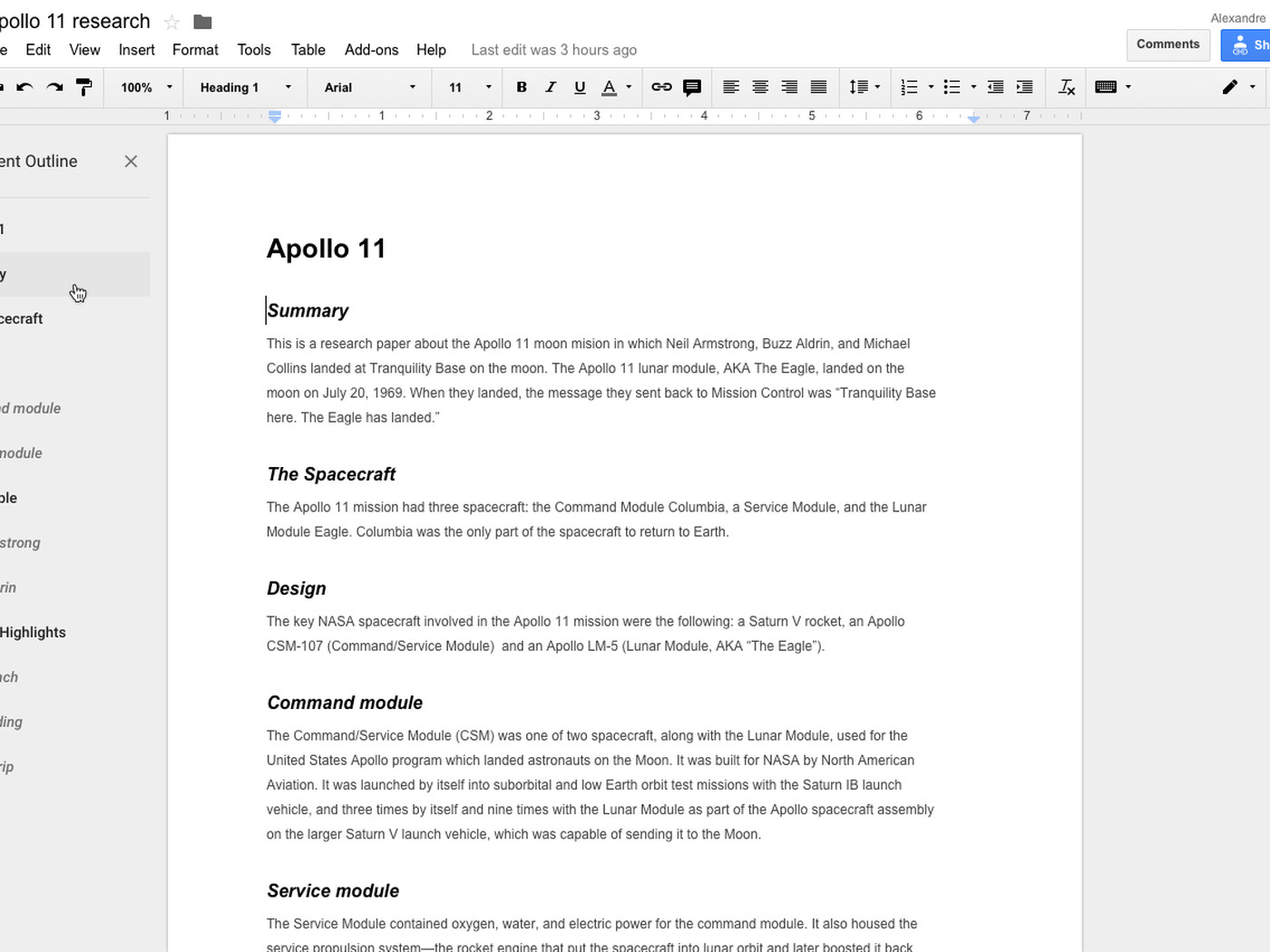 Google's New Docs Outline Tool Will Make It Easier To Inside Index Card Template Google Docs