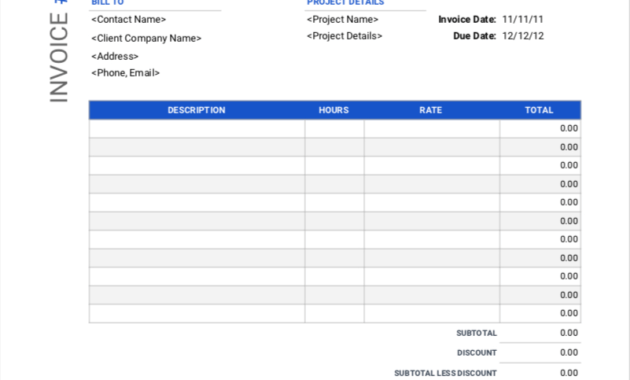 Graphic Design Invoice | Download Free Templates | Invoice in Web Design Invoice Template Word