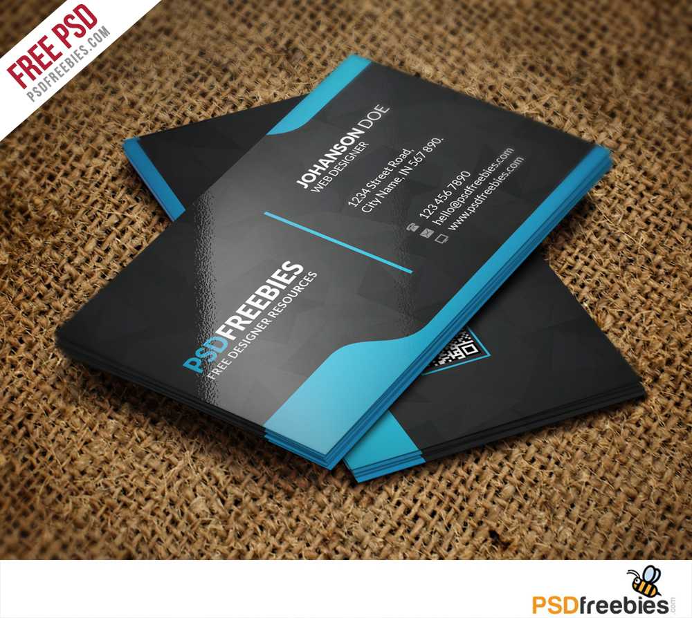 Graphic Designer Business Card Template Free Psd For Name Card Photoshop Template