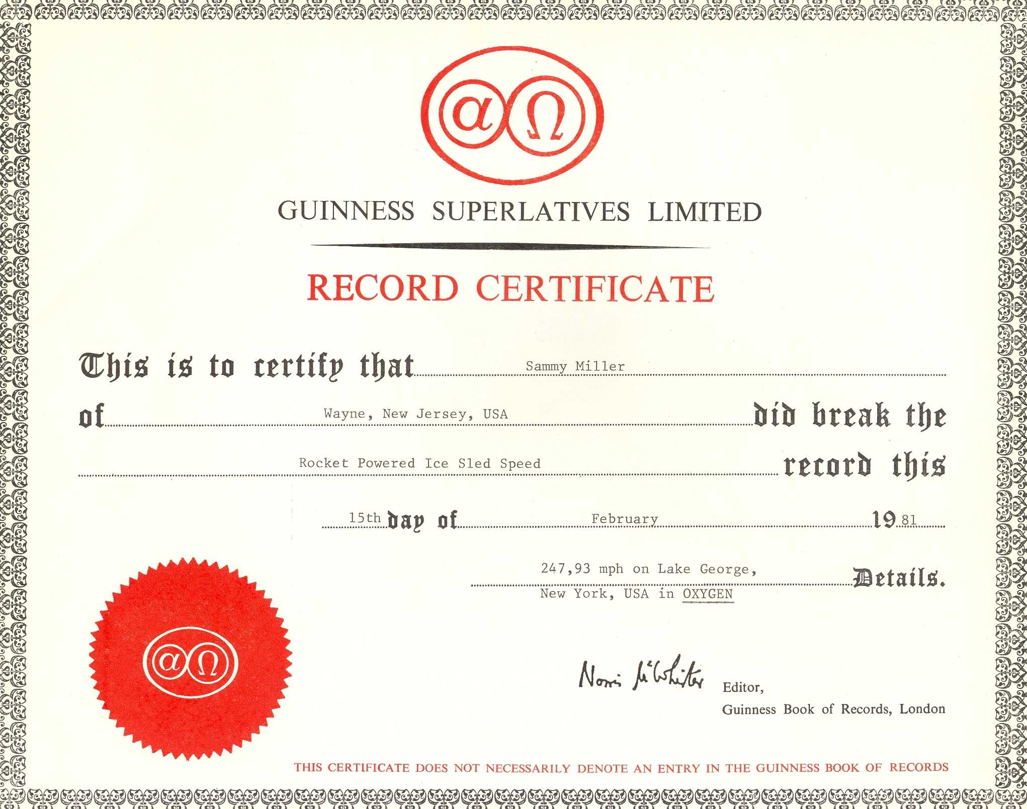 Guinness World Record Certificate Template ] – Guinness Inside Guinness World Record Certificate Template