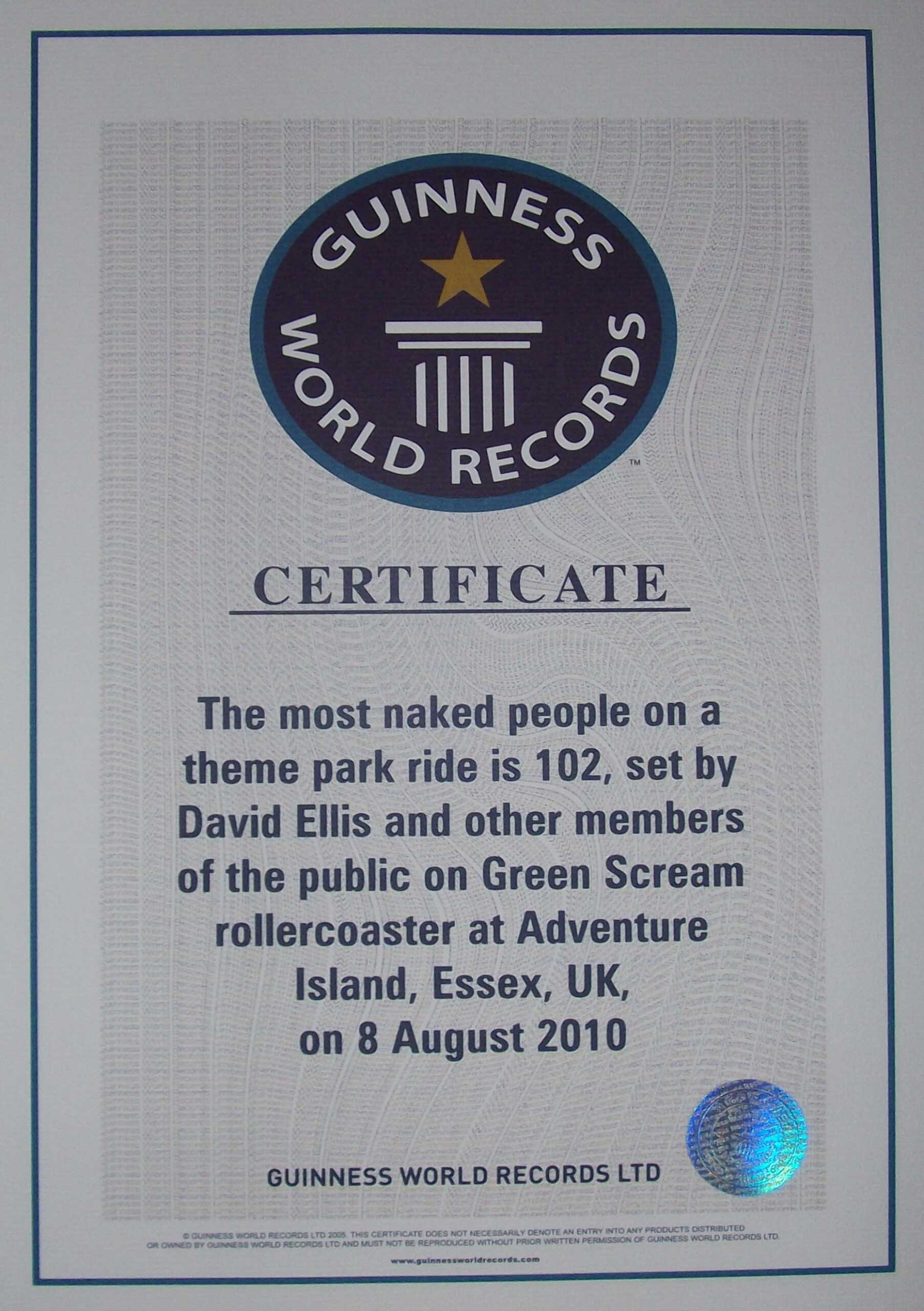 Guinness World Record Certificate Template – Zohre Throughout Guinness World Record Certificate Template