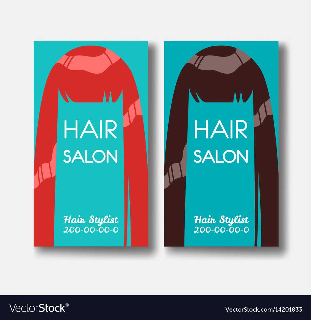 Hair Salon Business Card Templates With Red Hair Within Hair Salon Business Card Template