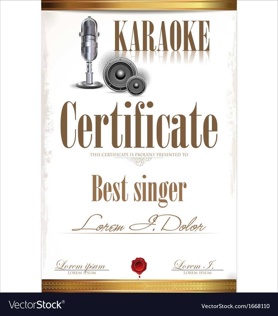 Halloween Certificate Template ] – Karaoke Certificate Within Halloween Certificate Template