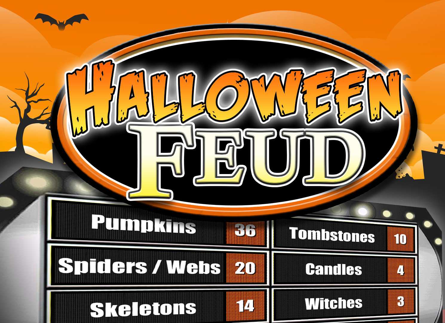 Halloween Family Feud Trivia Powerpoint Game – Mac And Pc In Family Feud Powerpoint Template Free Download