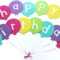 Happy Birthday Banner Diy Template | Balloon Birthday Banner With Diy Birthday Banner Template