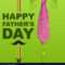 Happy Fathers Day Template Green Greeting Card Within Fathers Day Card Template
