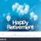 Happy Retirement Greeting Card Lettering Template Stock Throughout Retirement Card Template