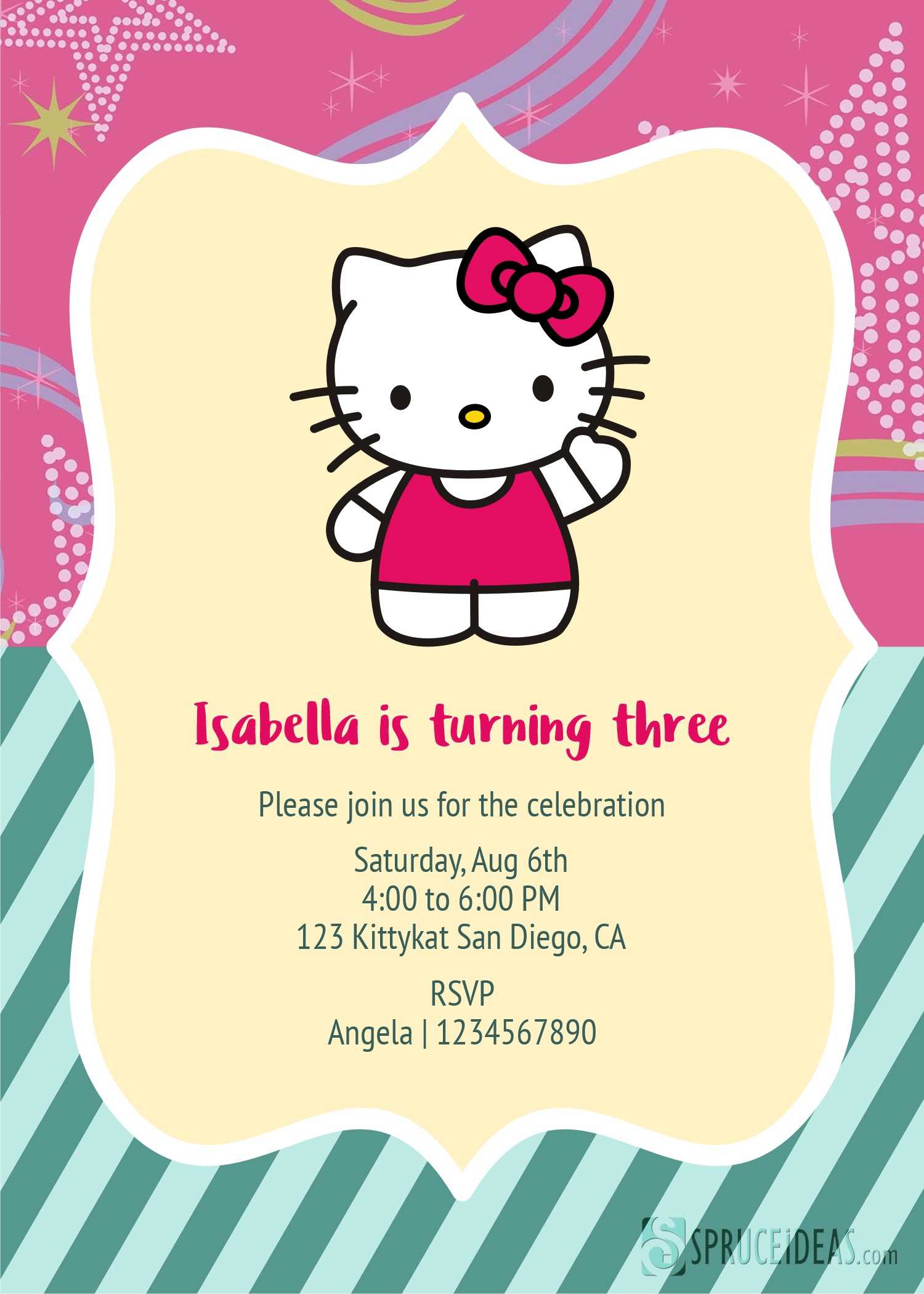 Hello Kitty Printable Birthday Card – Zohre.horizonconsulting.co Pertaining To Hello Kitty Birthday Banner Template Free